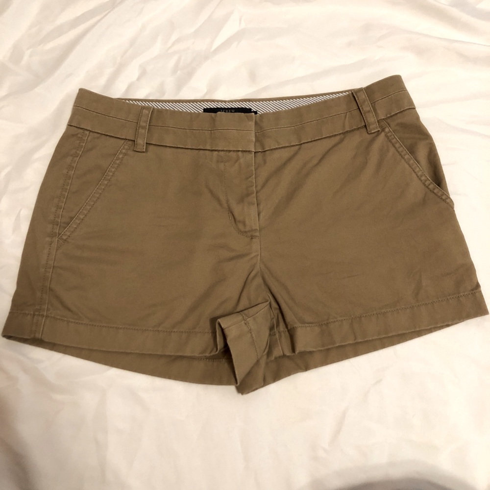 J. Crew Women’s Chino Shorts Size 4 Khaki